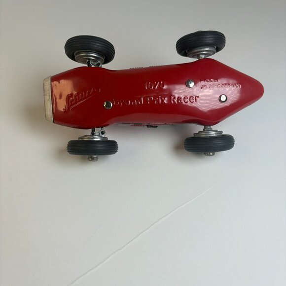 SCHUCO U.S. ZONE GERMANY 1070 GRAND PRIX RACER CAR TIN WIND UP TOY WORKS no key - Picture 6 of 7